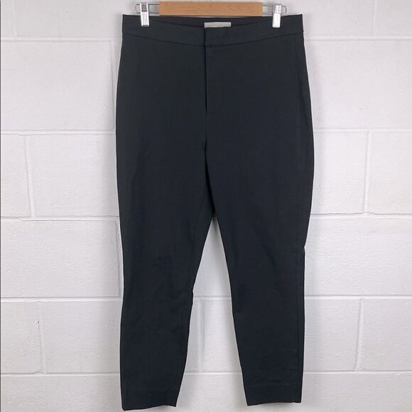 Everlane Pants - Everlane women’s the fixed waist stretch cotton black high waist pant size 10